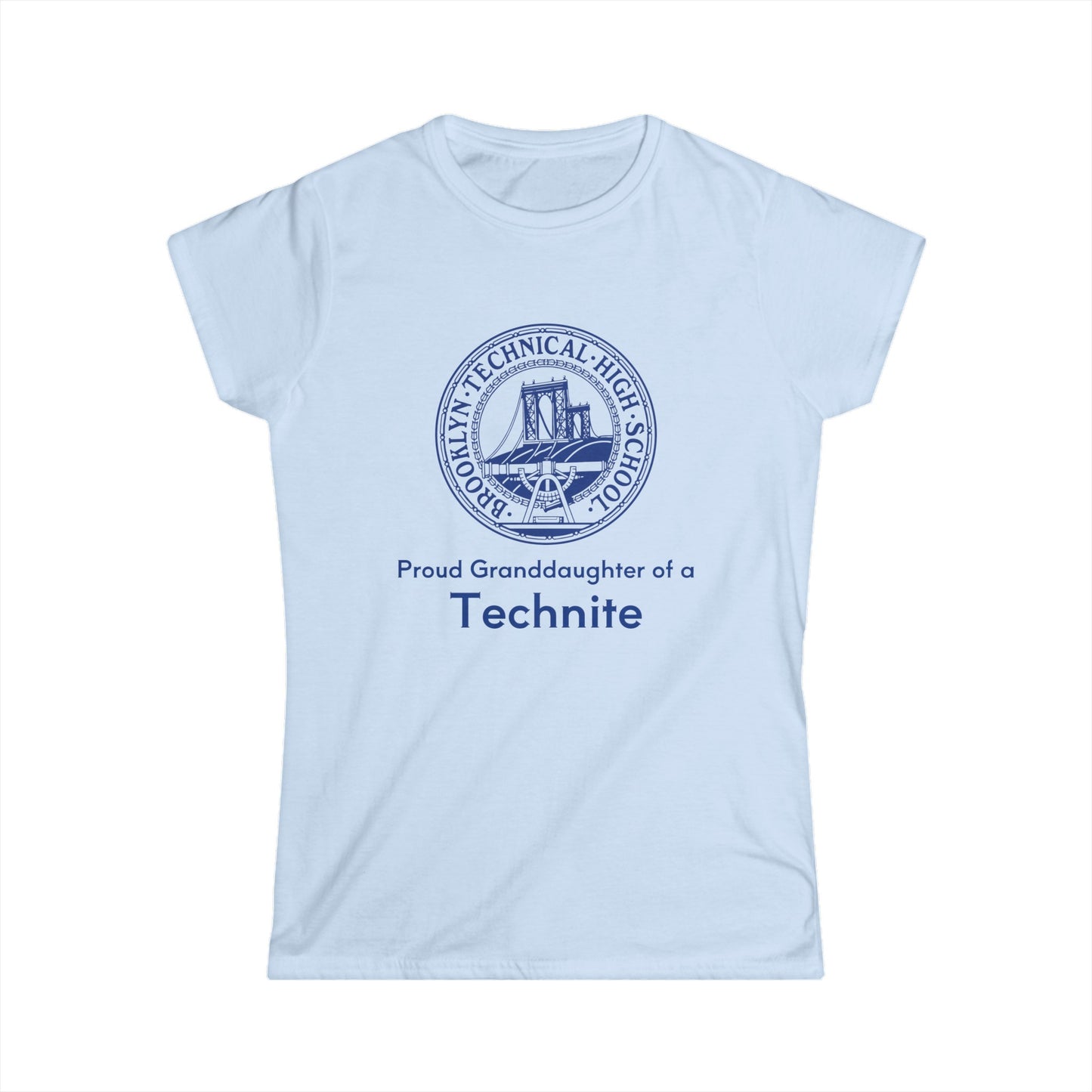 Family - Proud Granddaughter Of A Technite - Ladies Softstyle T-Shirt