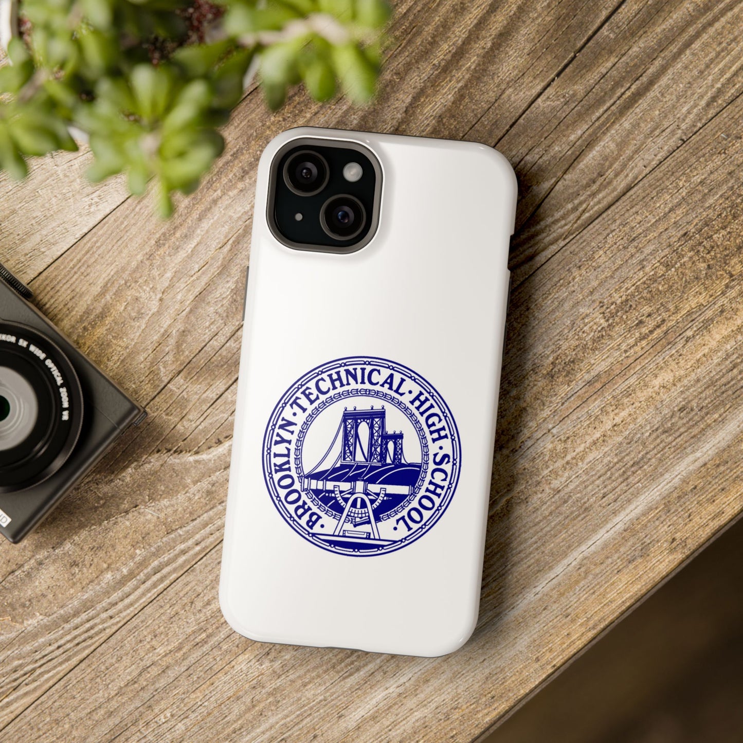 Classic Tech Seal - Impact-Resistant Phone Cases - Iphone Or Samsung - White