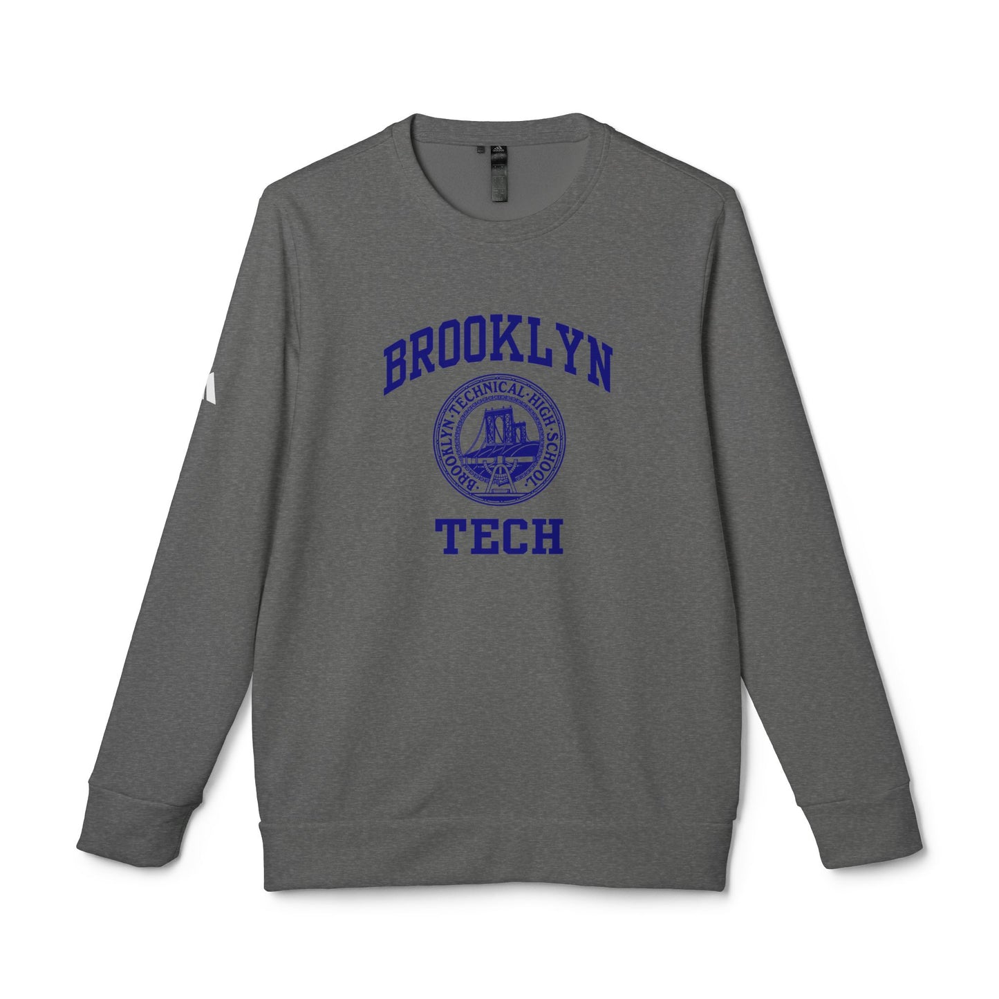 Brooklyn Tech Classic Logo Adidas Unisex Fleece Crewneck Sweatshirt