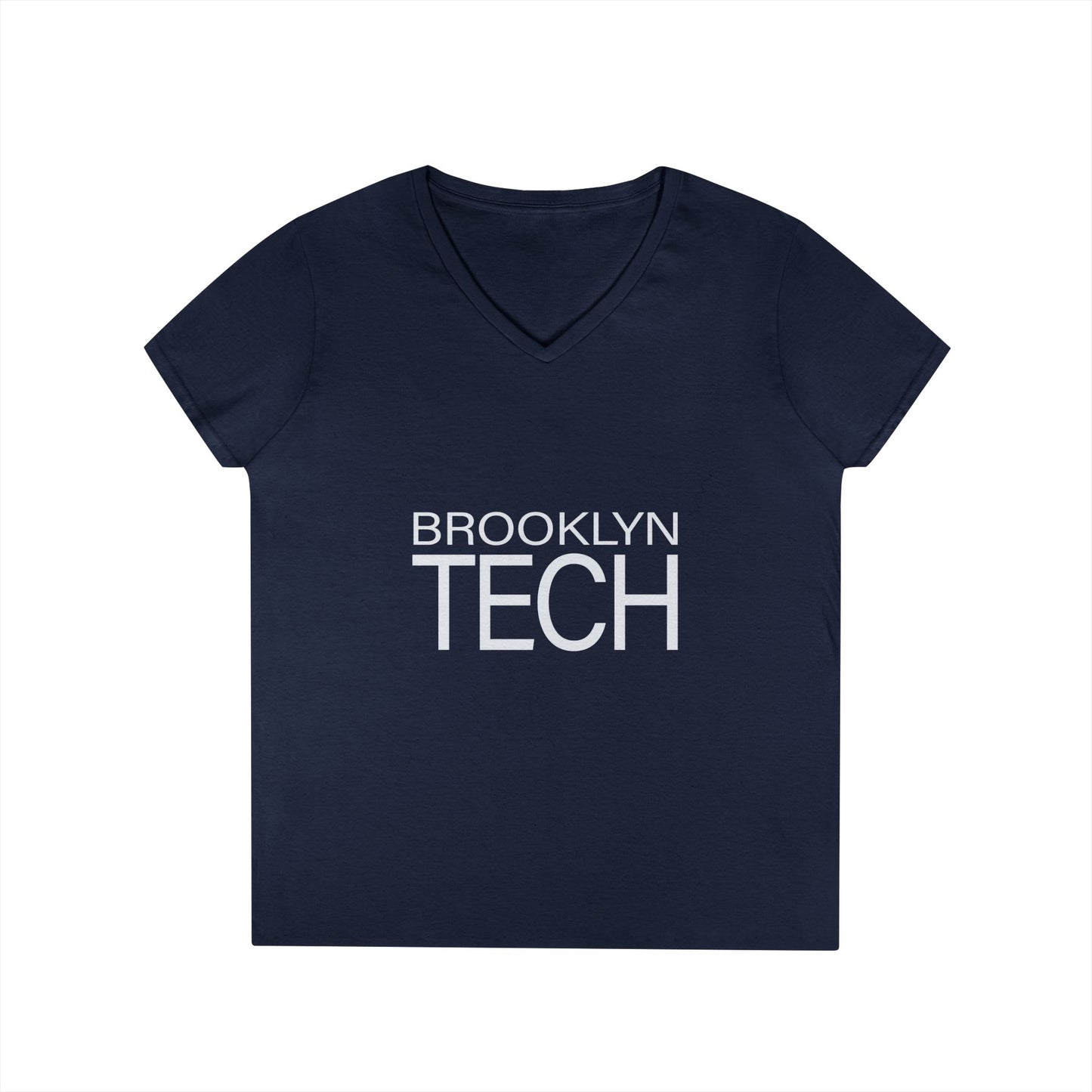 Modern Brooklyn Tech Ladies' V-Neck T-Shirt