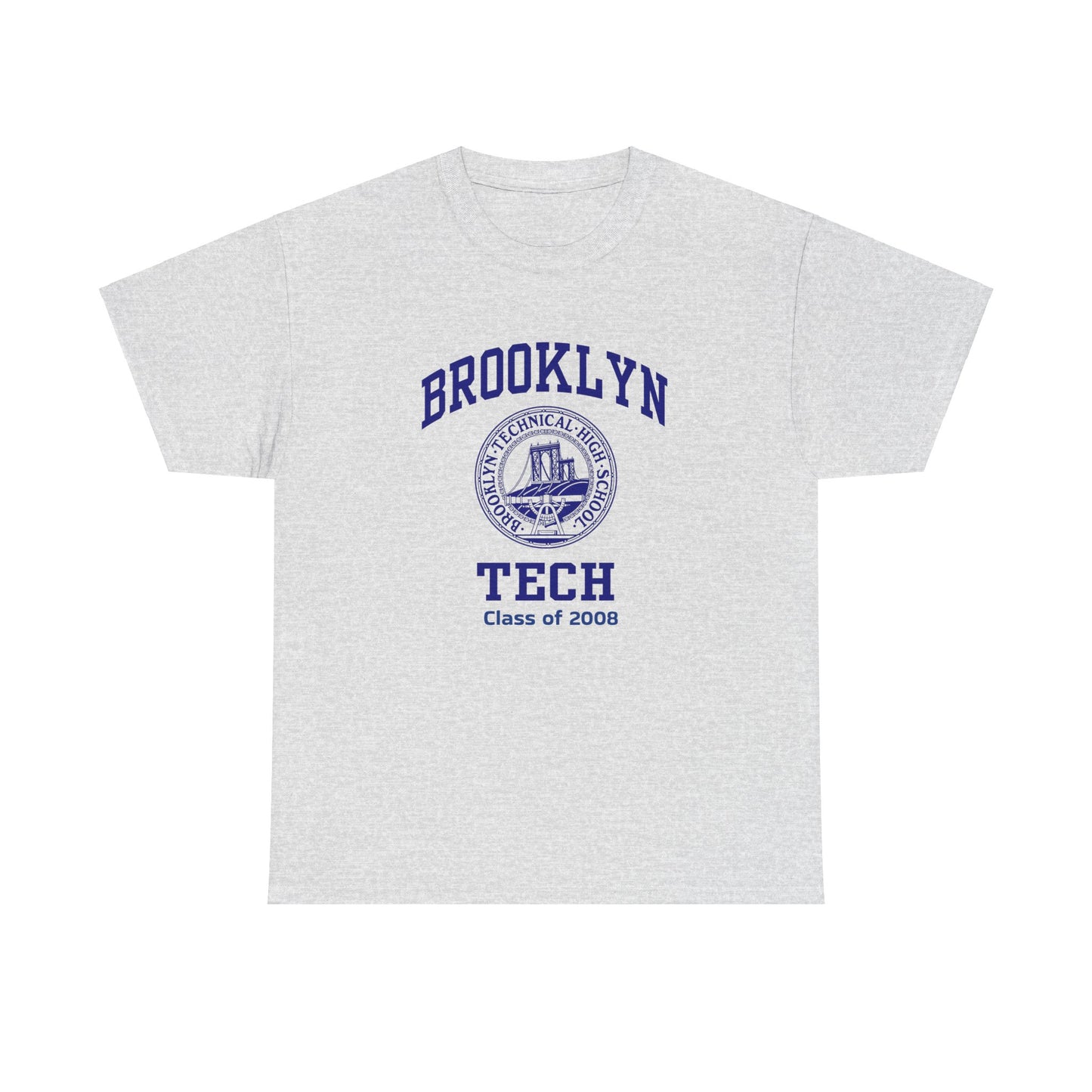 Brooklyn Tech Classic Logo - Men's Heavy Cotton T-Shirt - Class Of 2008