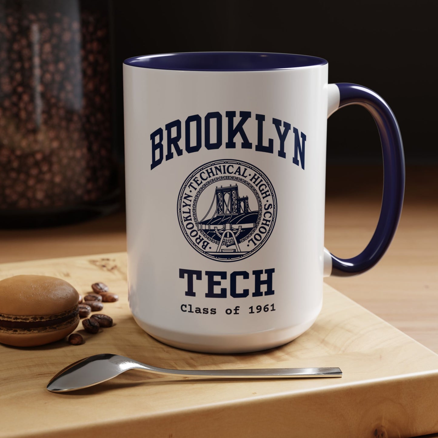 Brooklyn Tech Coffee Mug — Class of 1961 Accent Ceramic Mug (11/15oz)