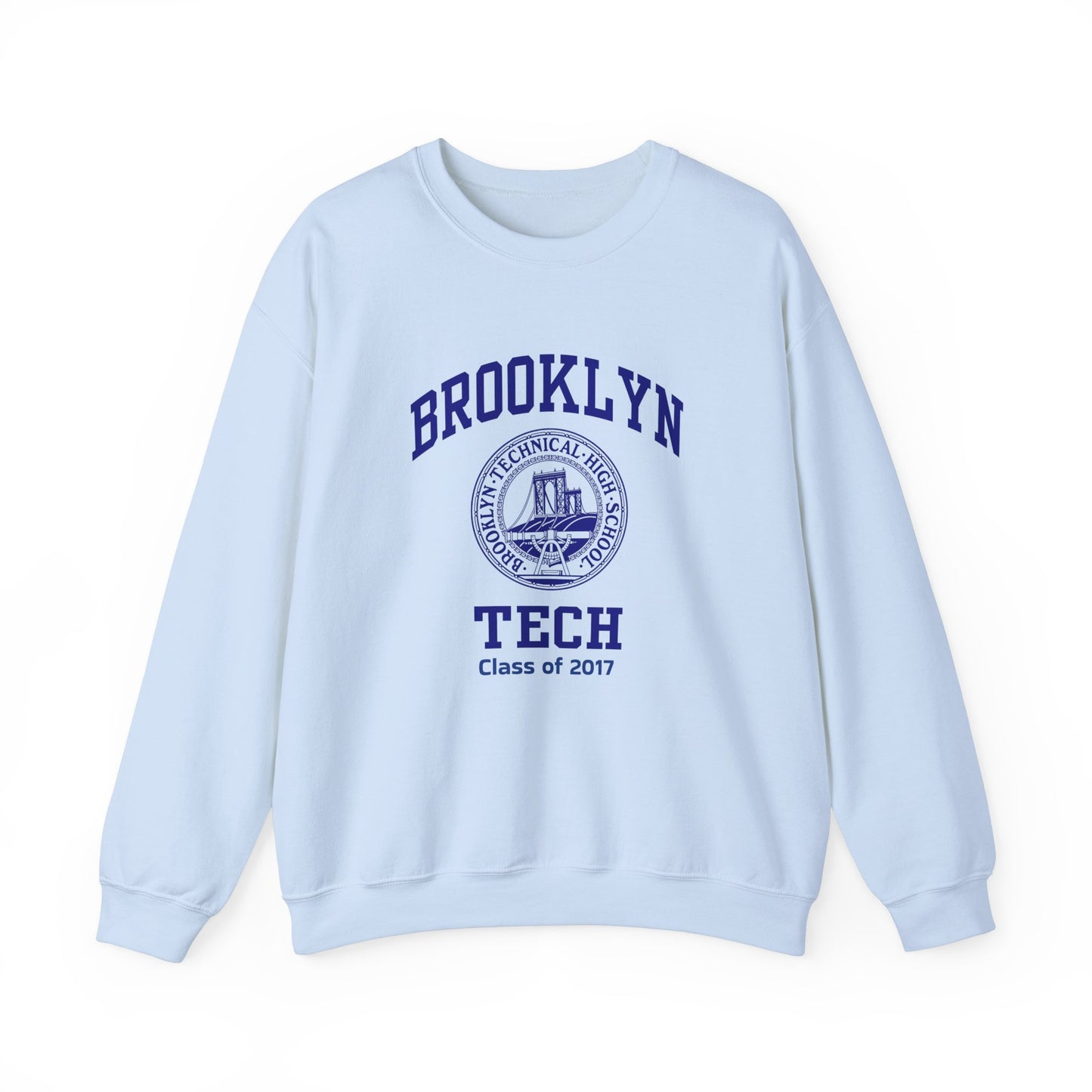 Brooklyn Tech Classic Logo - Men's Heavy Blend™ Crewneck Sweatshirt - Class Of 2017