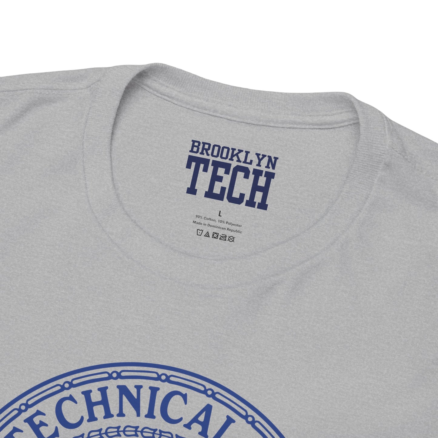 Classic Tech Logo - Blue Graphic - Men's Heavy Cotton Tee