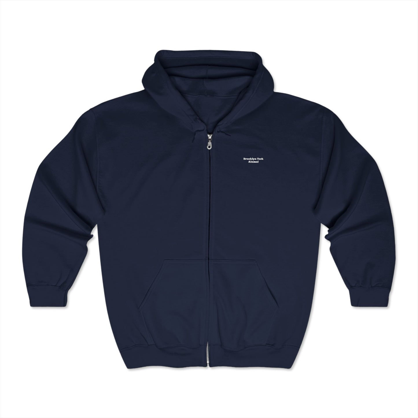 Brooklyn Tech Alumni (front) & Classic Tech Logo (back) Heavy Blend™ Full Zip Hooded Sweatshirt