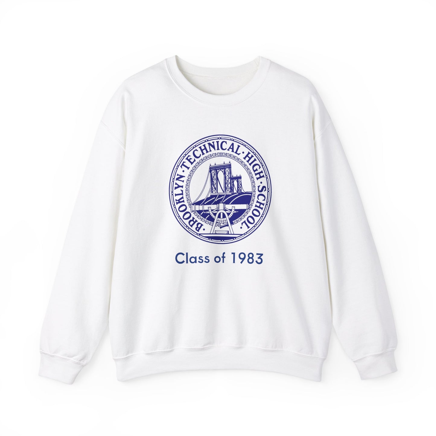 Classic Tech Logo - Men's Heavy Blend Crewneck Sweatshirt - Class Of 1983