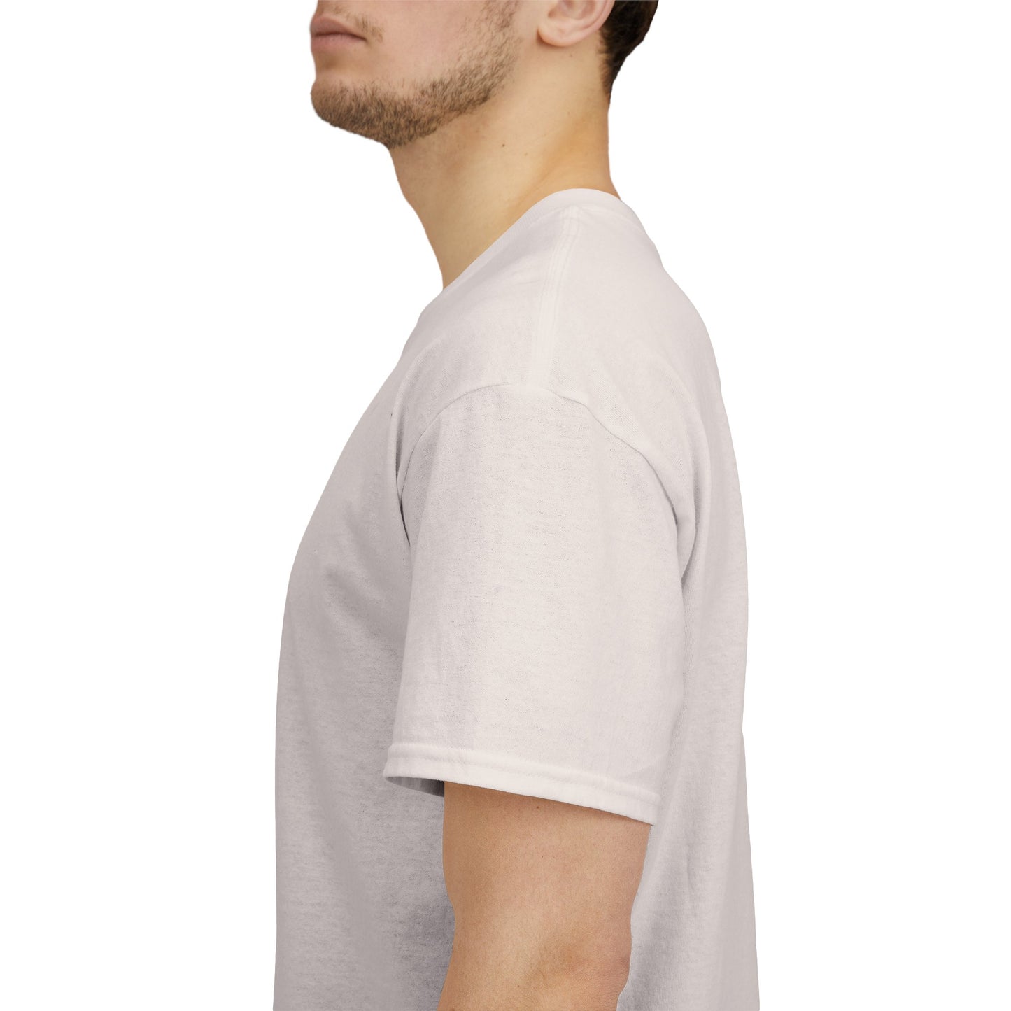Classic Tech Logo - Blue Graphic - Men's Heavy Cotton T-Shirt