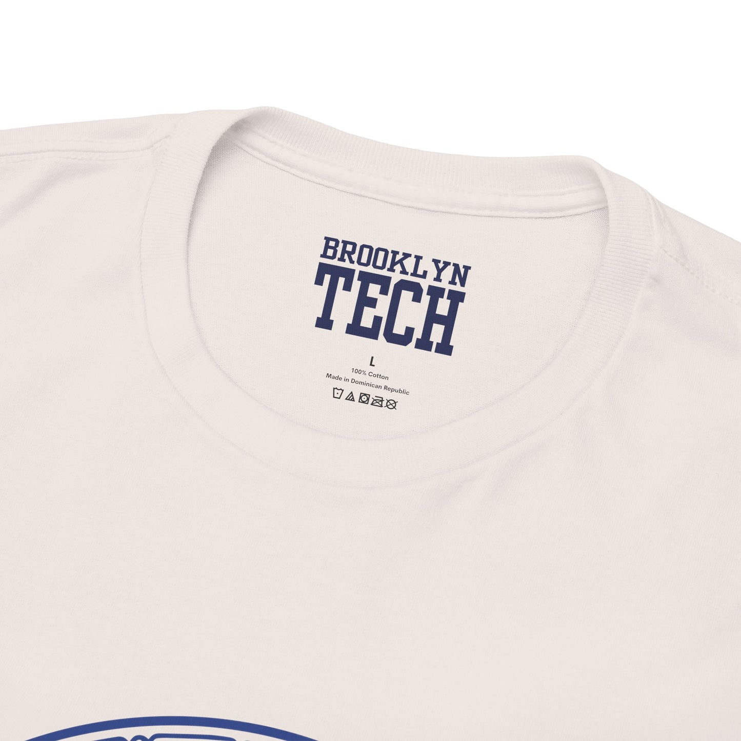 Classic Tech Logo - Blue Graphic - Men's Heavy Cotton T-Shirt