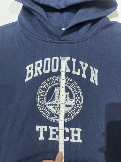 Homecoming Item: Embroidered Classic Tech Logo with Brooklyn Tech Hoodie