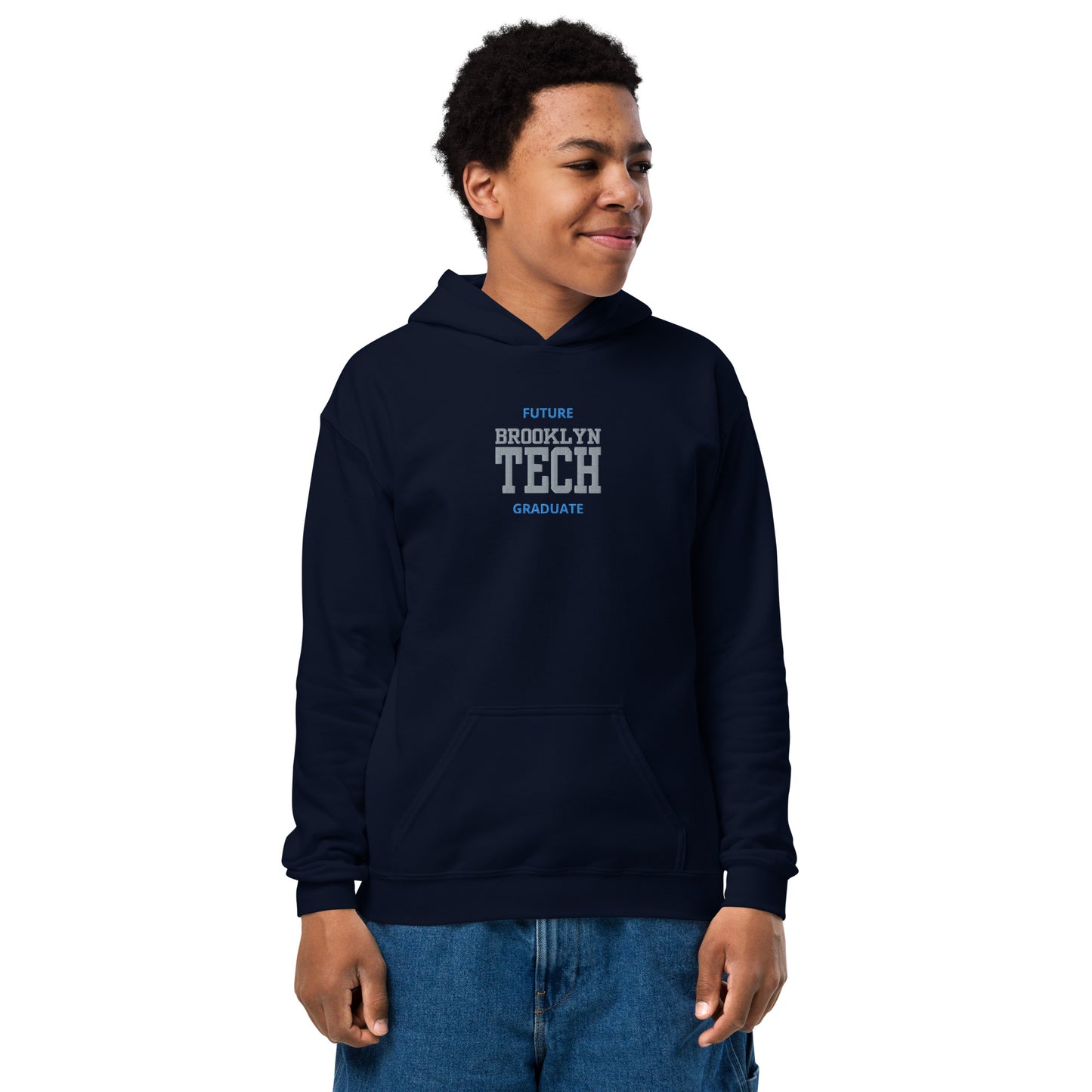 Family - Embroidered Youth Heavy Blend Hoodie