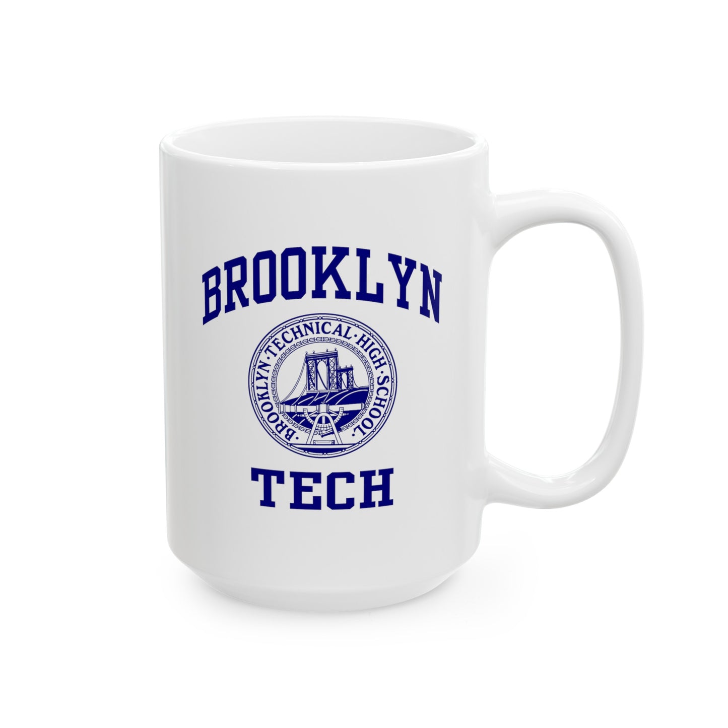 Classic Brooklyn Tech Logo - Ceramic Mug - White