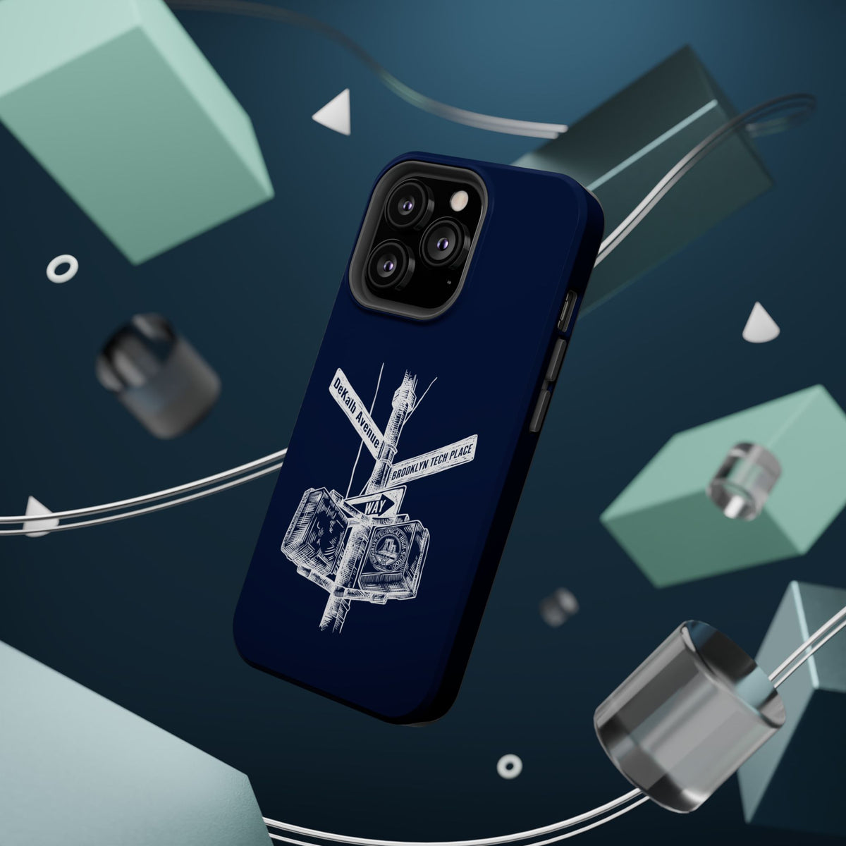 Dekalb Avenue & Brooklyn Tech Pl Magnetic Phone Case
