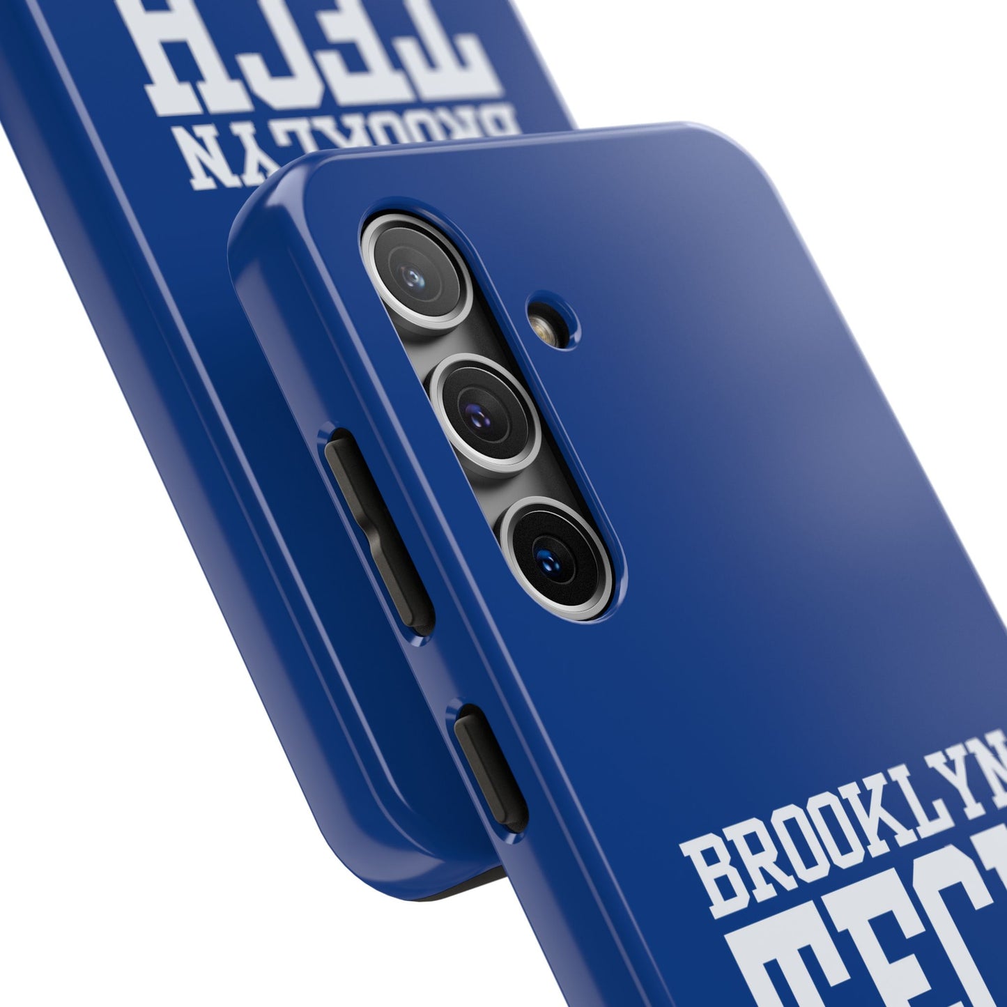 Brooklyn Tech Class Of 1985 Tough Phone Case - Navy-Blue With White Graphics