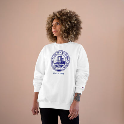 Classic Tech Seal - Champion Crewneck Sweatshirt - Class Of 1976