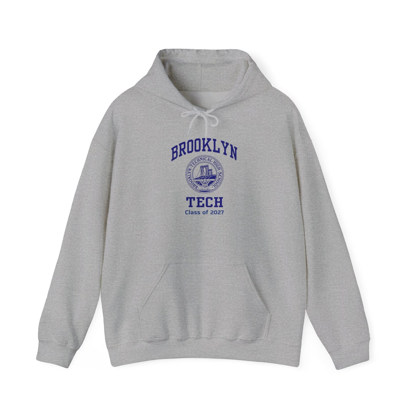 Brooklyn Tech Classic Logo - Men's Heavy Blend™ Hooded Sweatshirt - Class of 2027