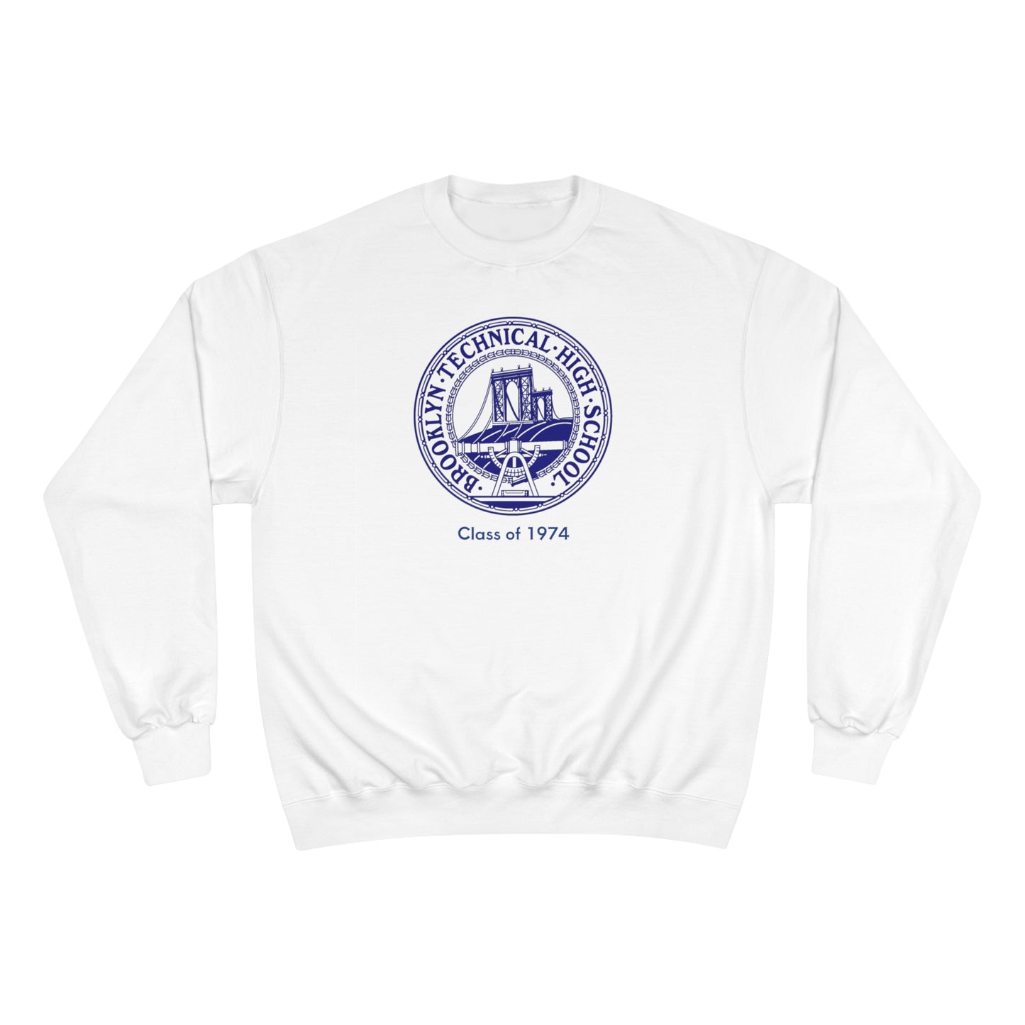 Classic Tech Logo - Champion Crewneck Sweatshirt - Class Of 1974