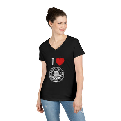 Boutique - I Love Brooklyn Tech Ladies' V-Neck T-Shirt
