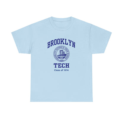 Brooklyn Tech Classic Logo - Men's Heavy Cotton T-Shirt - Class of 1974