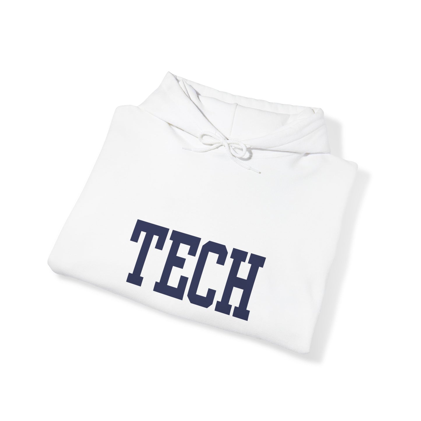 Tech - Classic Font - Men's Heavy Blend Hooded Sweatshirt