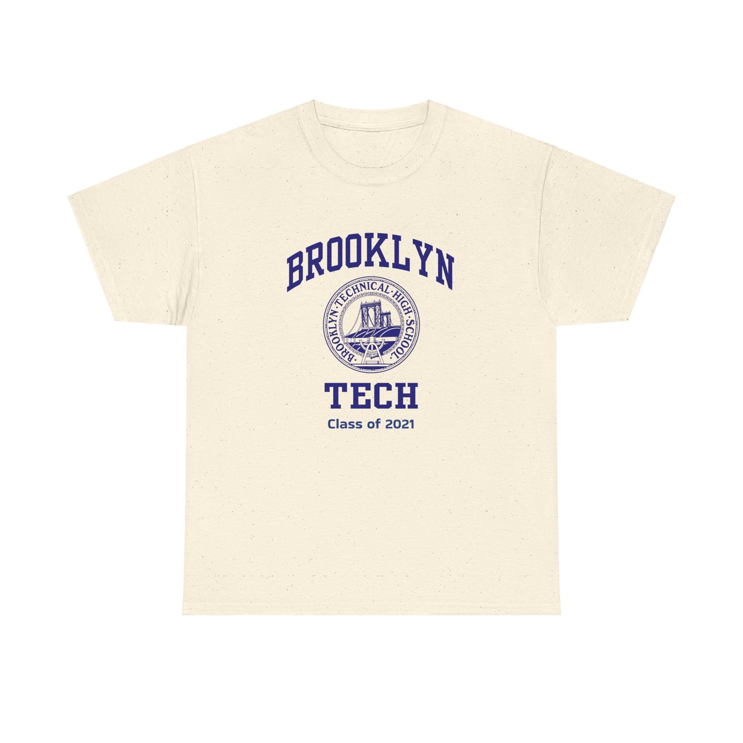 Brooklyn Tech Classic Logo - Men's Heavy Cotton T-Shirt - Class Of 2021