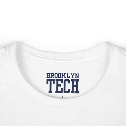 Boutique - Dekalb Ave & Brooklyn Tech Pl. - Ladies Softstyle T-Shirt - Blue Graphic