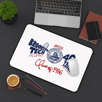 Class of 1986 40th Reunion Desk Mat - Navy logo