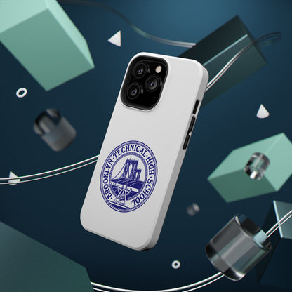 Classic Tech Seal - Impact-Resistant Phone Cases - Iphone Or Samsung - White