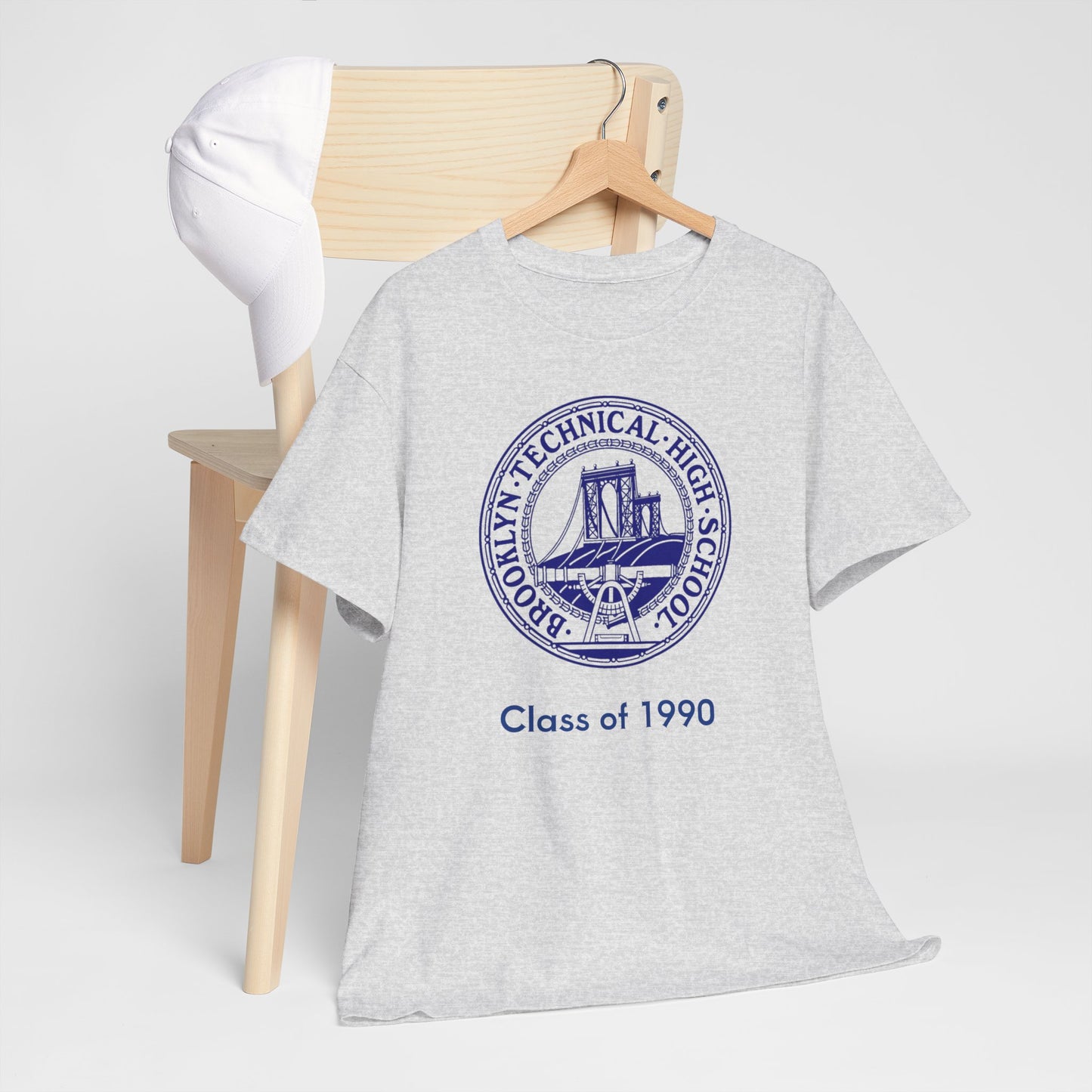 Classic Tech Logo - Men's Heavy Cotton T-Shirt - Class Of 1990