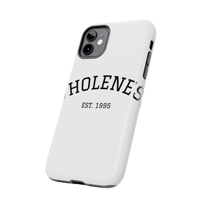 Wholeness Est. 1995 Tough Phone Case — Minimal Arch Text Protective Cover
