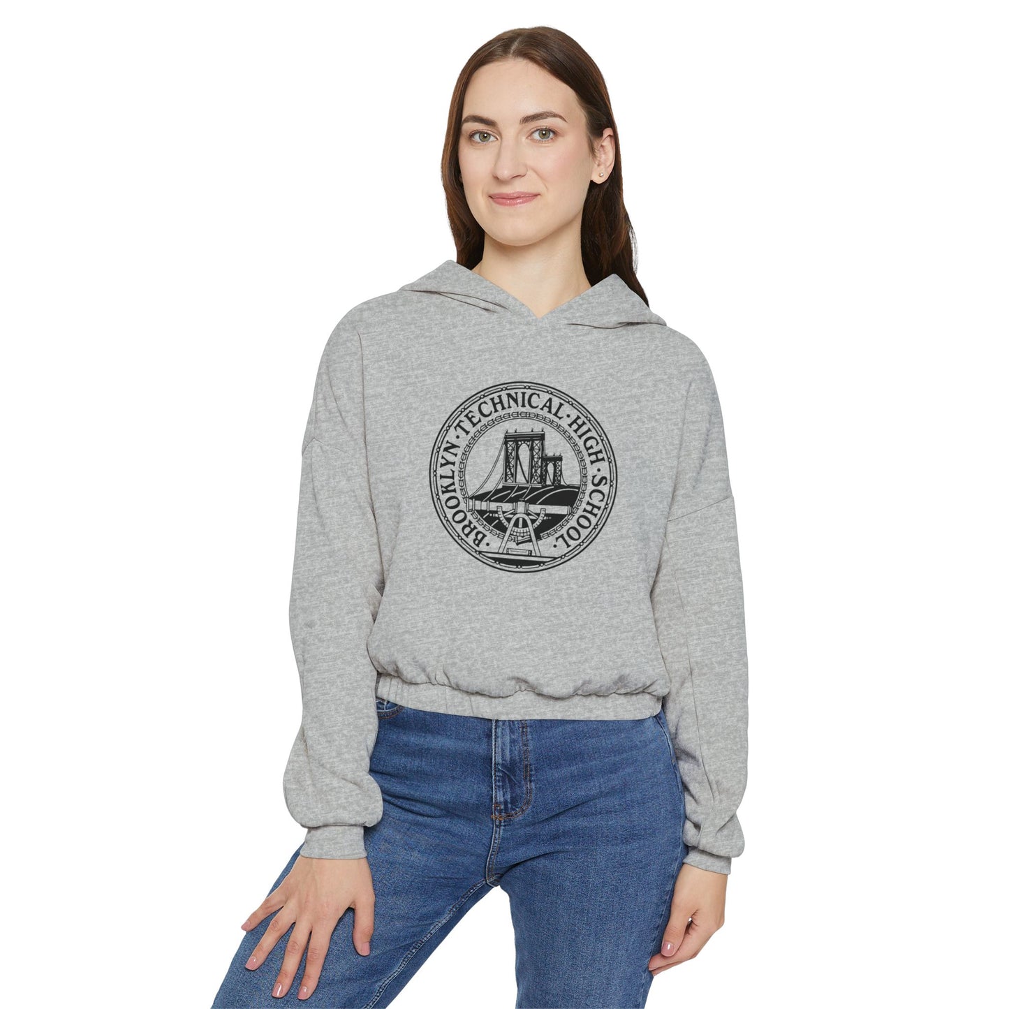 Classic Tech Logo - Ladies' Cinched Bottom Hoodie