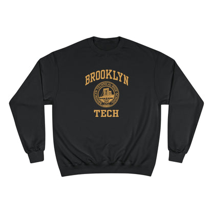 Classic Logo with Brooklyn Tech - Champion Crewneck Sweatshirt