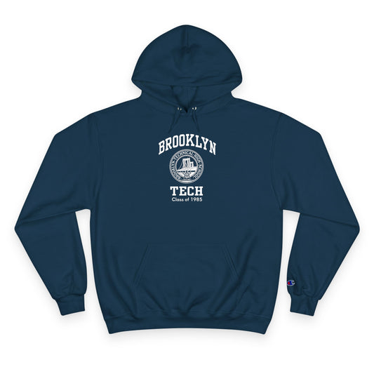 Classic Logo with Brooklyn Tech - Champion Hoodie - Class of 1985