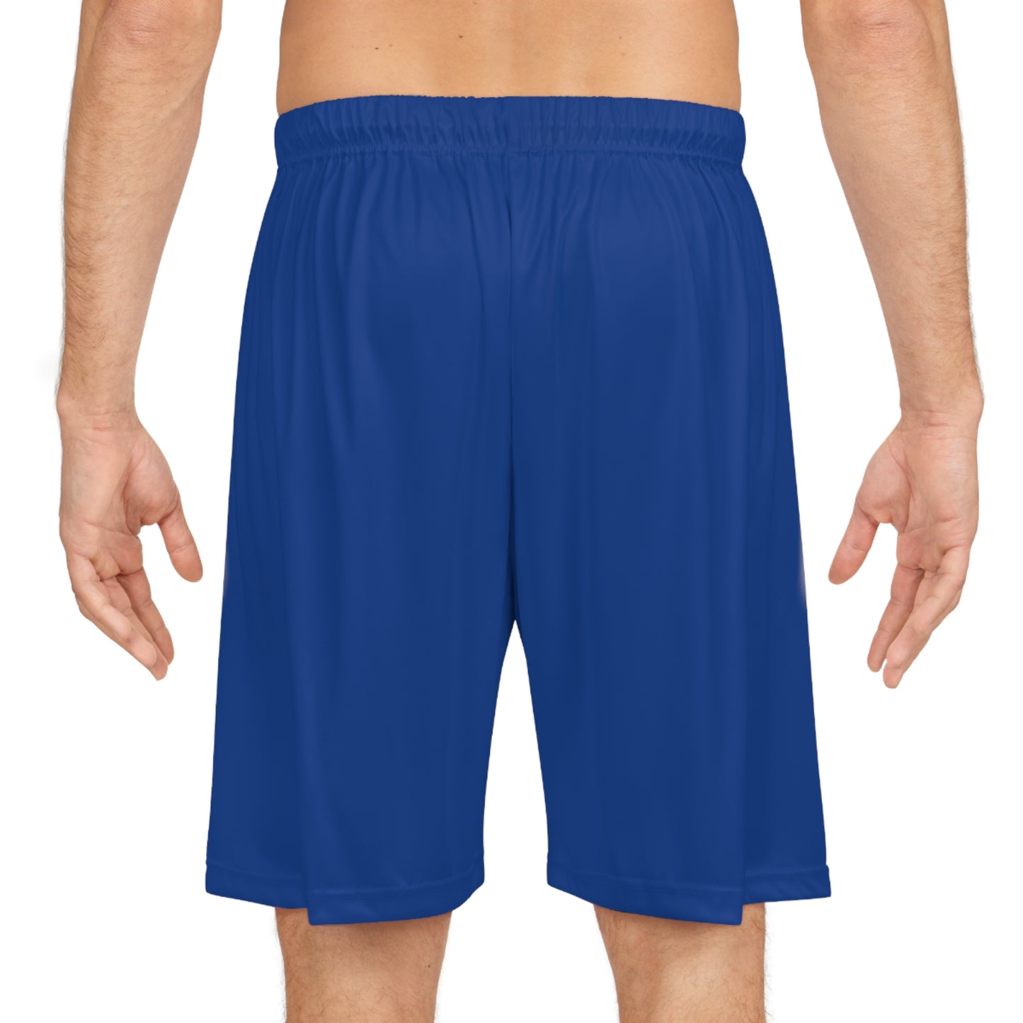 Classic Tech Logo: Basketball Shorts - (navy)