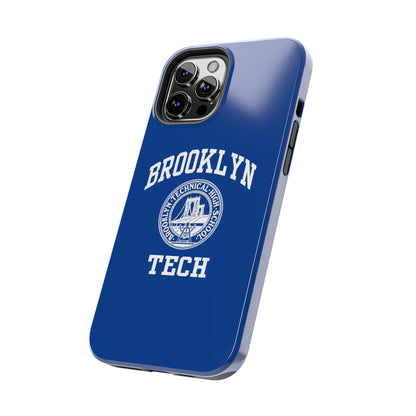 Brooklyn Tech Classic Logo - Tough Phone Cases - Navy