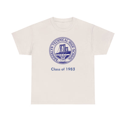 Classic Tech Logo - Men's Heavy Cotton T-Shirt - Class Of 1983