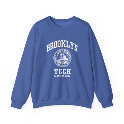 Brooklyn Tech Classic Logo - Men's Heavy Blend™ Crewneck Sweatshirt - Class of 2020