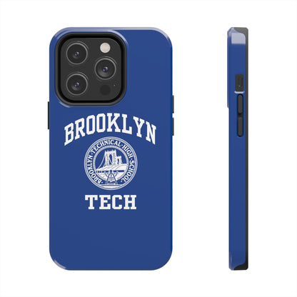 Brooklyn Tech Classic Logo - Tough Phone Cases - Navy