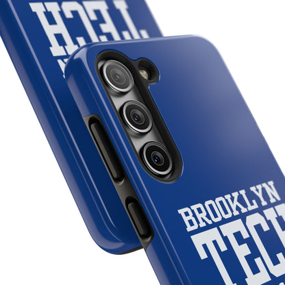 Brooklyn Tech Class of 1995 Tough Phone Case - Blue with white graphics