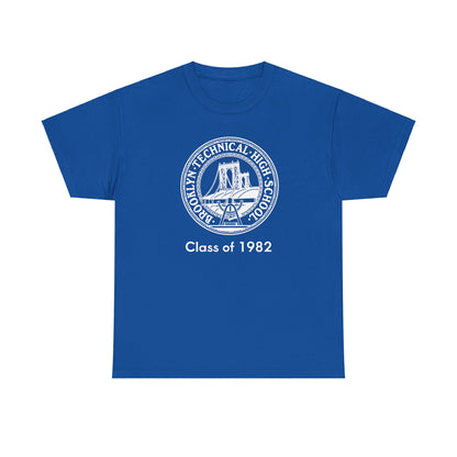 Classic Tech Logo - Men's Heavy Cotton T-Shirt - Class Of 1982