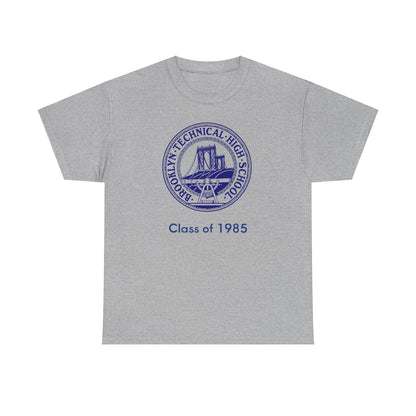 Classic Tech Logo - Men's Heavy Cotton T-Shirt - Class Of 1985