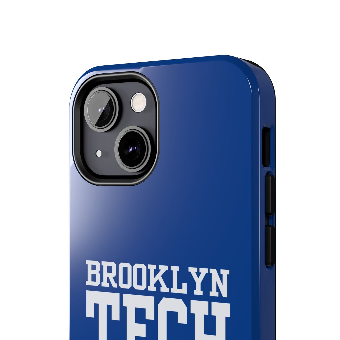 Brooklyn Tech Class of 1995 Tough Phone Case - Blue with white graphics