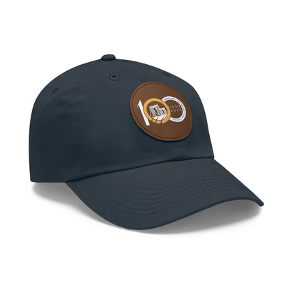 Tech Centennial Hat with Leather Patch (Round)
