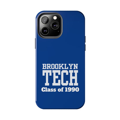 Brooklyn Tech Class Of 1990 Tough Phone Case - Blue