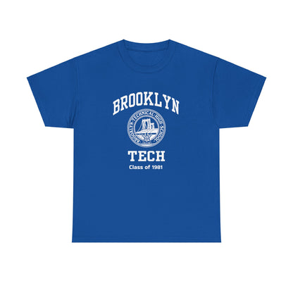 Brooklyn Tech Classic Logo - Men's Heavy Cotton T-Shirt - Class of 1981