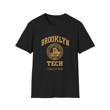 Class of 1941 - Classic Logo with Brooklyn Tech - Gildan Softstyle T-Shirt