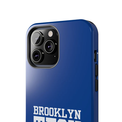 Brooklyn Tech Class of 1985 Tough Phone Case - Navy-Blue with white graphics