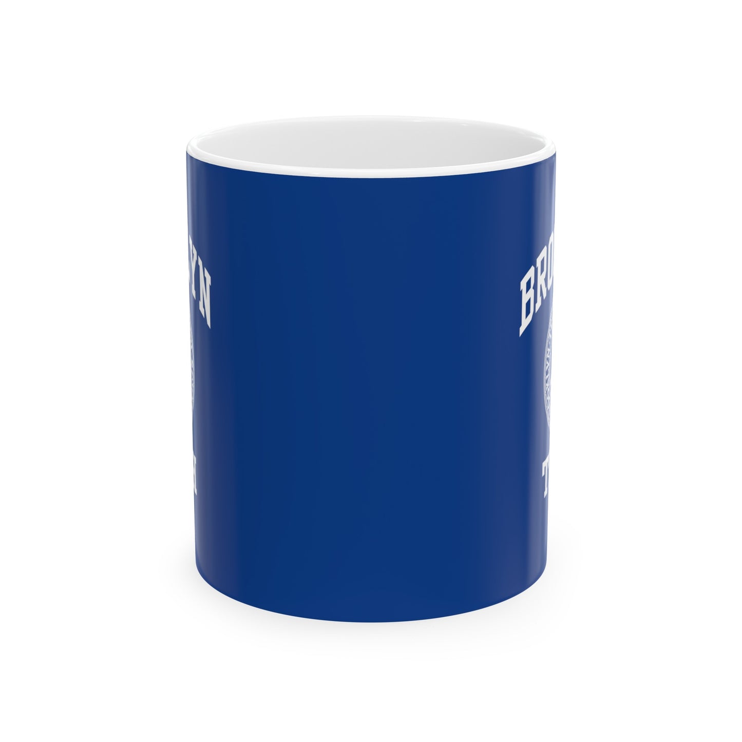 Classic Brooklyn Tech Logo - Ceramic Mug, (11oz, 15oz) - Navy