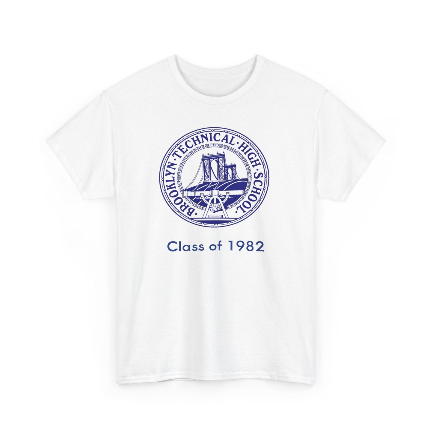 Classic Tech Seal - Men's Heavy Cotton T-Shirt - Class Of 1982