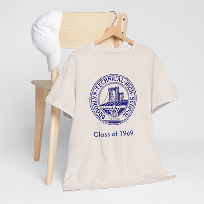 Classic Tech Seal - Men's Heavy Cotton T-Shirt - Class Of 1969