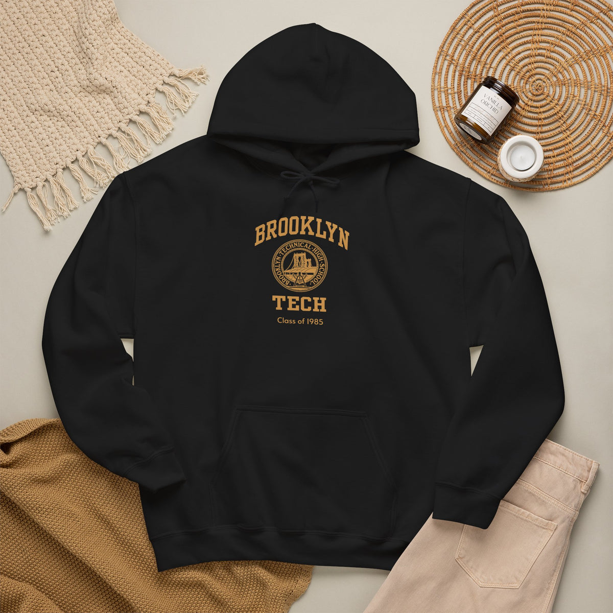 Class of 1985 - Classic Logo with Brooklyn Tech - Gildan Hoodie